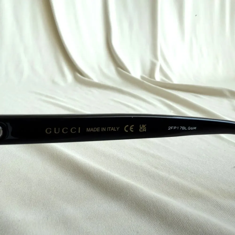 Gucci GG1117ON Optical Frames - Black Rectangular, Made in Italy